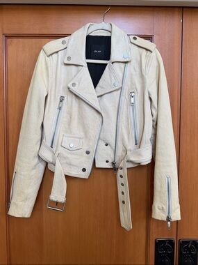 LTH JKT Leather MYA Cropped Biker Jacket